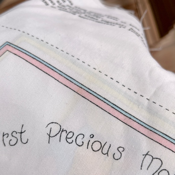 RARE Vintage Precious Moments Fabric Book Panel - Picture 8 of 8